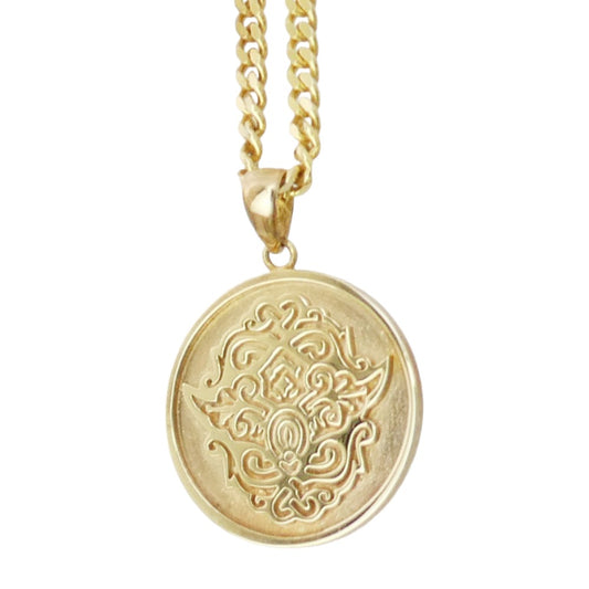 サンプルズ シルバー925 コイン ネックレス ゴールド系【中古】