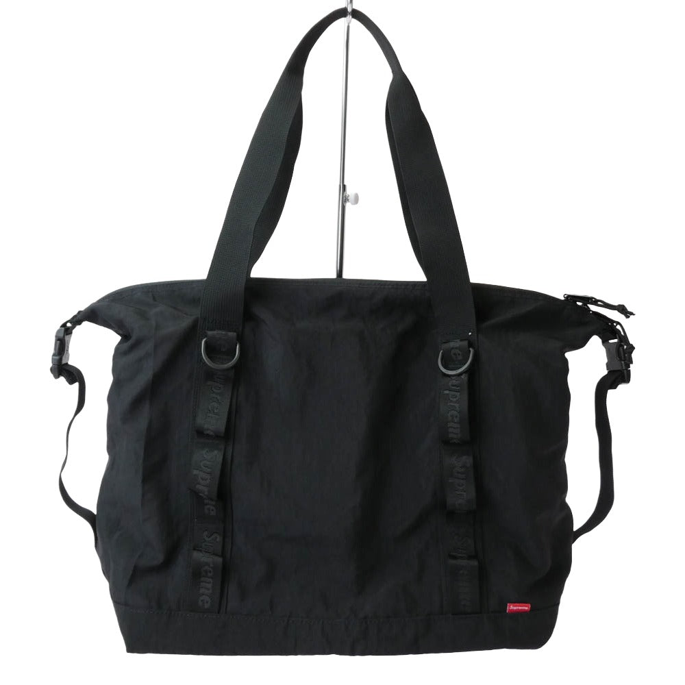 Supreme 20AW ZIP BLACKトートバッグ Supreme シュプリーム 20AW Zip Tote Bag ジップ トート バッグ