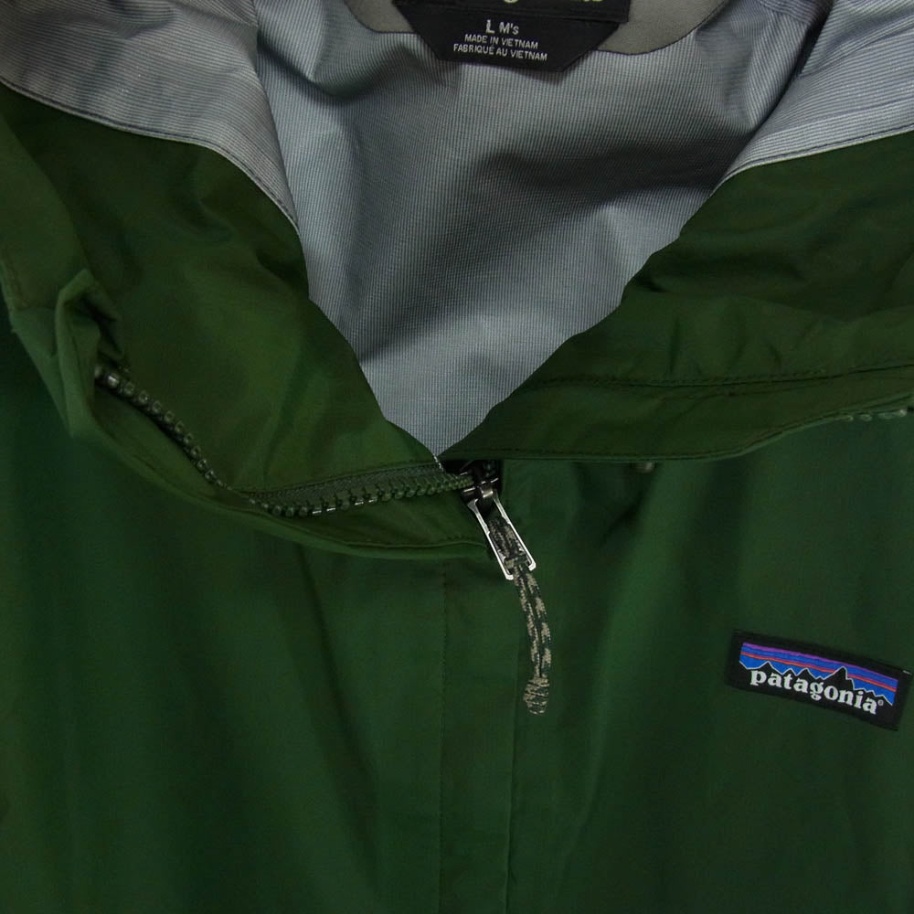 patagonia パタゴニア 24AW 85241 Torrentshell 3L Rain jacket ナイロン マウンテン パーカー カーキ系 L【中古】