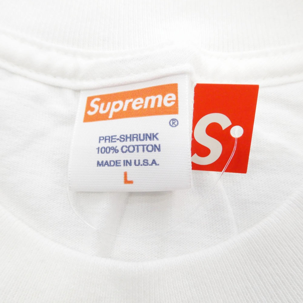 Supreme シュプリーム 07SS ×NEIGHBORHOOD ネイバーフッド Skull Box Logo Tee スカル ボックス ロゴ 半袖 Tシャツ ホワイト系 L【極上美品】【中古】