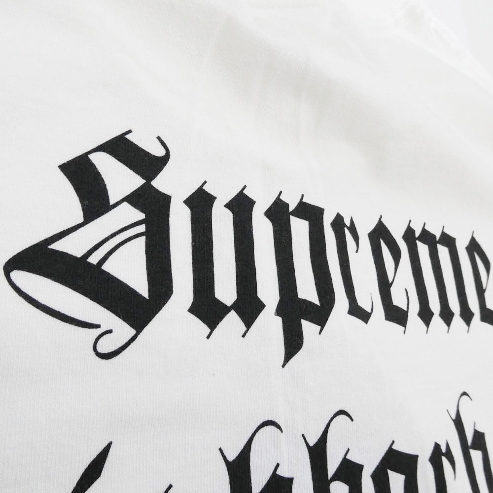Supreme シュプリーム 07SS ×NEIGHBORHOOD ネイバーフッド Skull Box Logo Tee スカル ボックス ロゴ 半袖 Tシャツ ホワイト系 L【極上美品】【中古】
