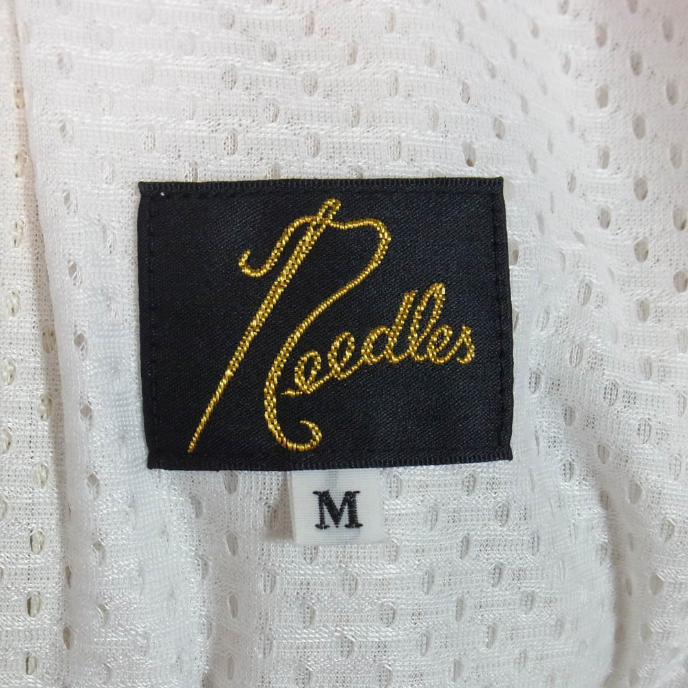 Needles ニードルス OT1692 EXCLUSIVE ITEM TRACK PANT エクスクルーシブ アイテム トラックパンツ ボトムス オフホワイト系 M【中古】