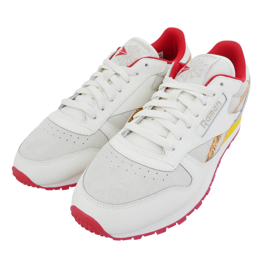 Reebok リーボック HP3242 CLASSIC LEATHER atmos x BABY STAR CHALK ベビースター ローカットスニーカー ホワイト系 26.5cm【極上美品】【中古】
