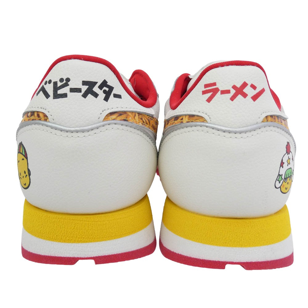 Reebok リーボック HP3242 CLASSIC LEATHER atmos x BABY STAR CHALK ベビースター ローカットスニーカー ホワイト系 26.5cm【極上美品】【中古】