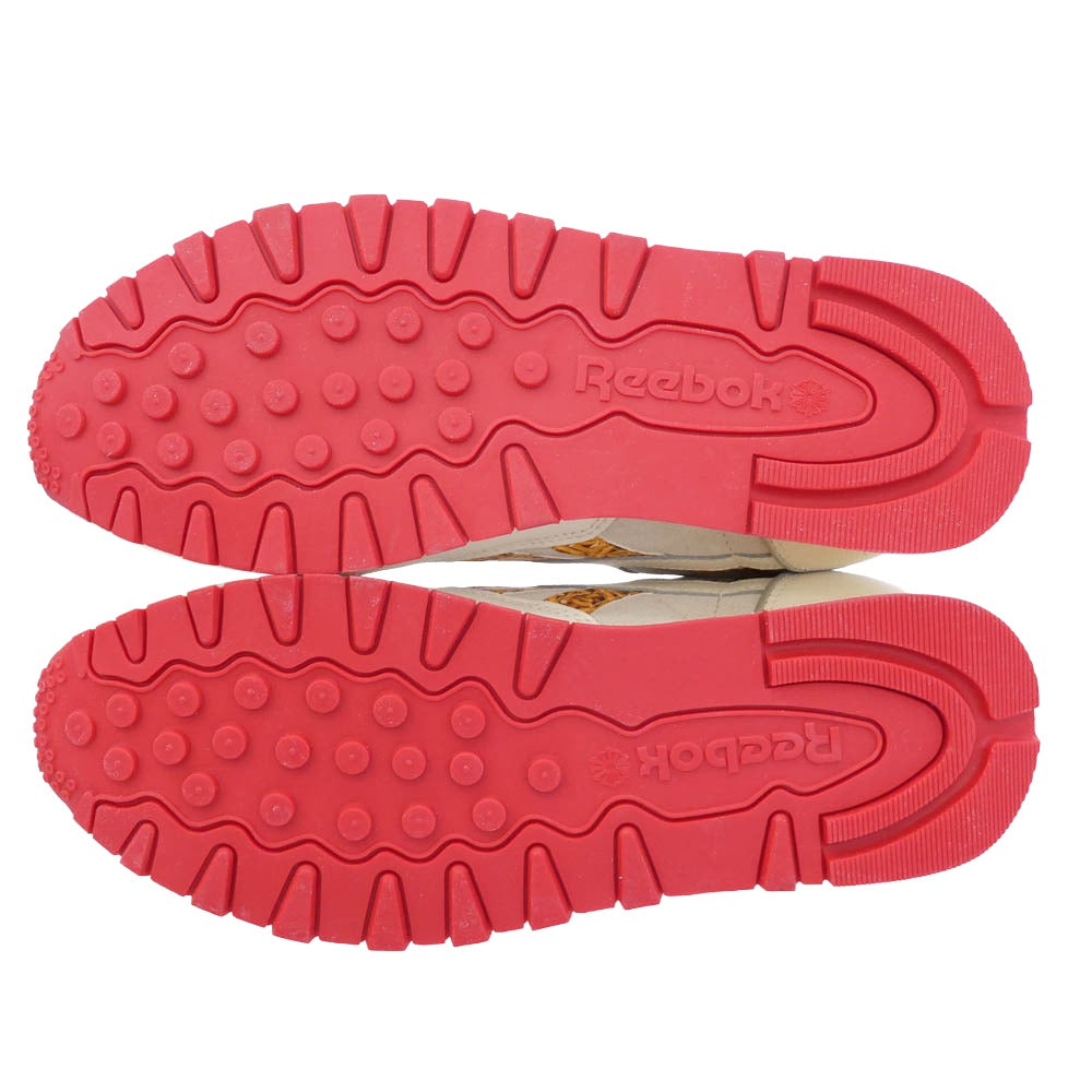 Reebok リーボック HP3242 CLASSIC LEATHER atmos x BABY STAR CHALK ベビースター ローカットスニーカー ホワイト系 26.5cm【極上美品】【中古】