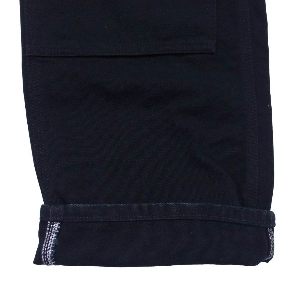 Carhartt カーハート B01-M DUCK DOUBLE Front Loose FIT ダブルフロント ダック ペインターパンツ ブラック系 34X32【中古】
