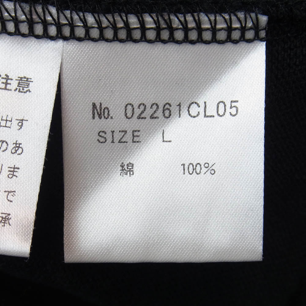 HYSTERIC GLAMOUR ヒステリックグラマー 26SS 02261CL05 MUSIC LOVERS FESTIVAL クルーネック 長袖 Tシャツ ブラック系 L【美品】【中古】
