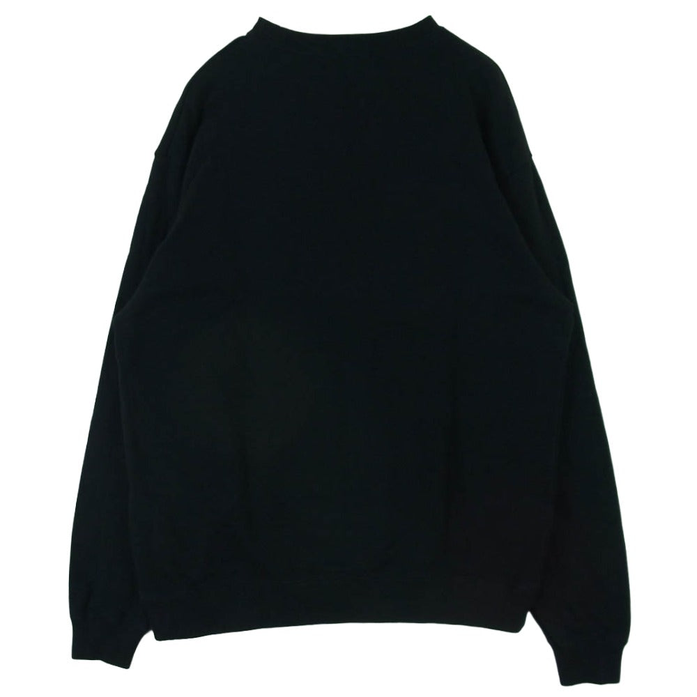 HYSTERIC GLAMOUR ヒステリックグラマー 26SS 02261CS05 GREATEST PARTY SOUNDS クルーネック 長袖 スウェット トレーナー ブラック系 L【中古】