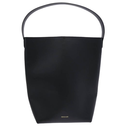 フランツロアー mami soft マミソフト レザー ハンドバッグ ブラック系【中古】