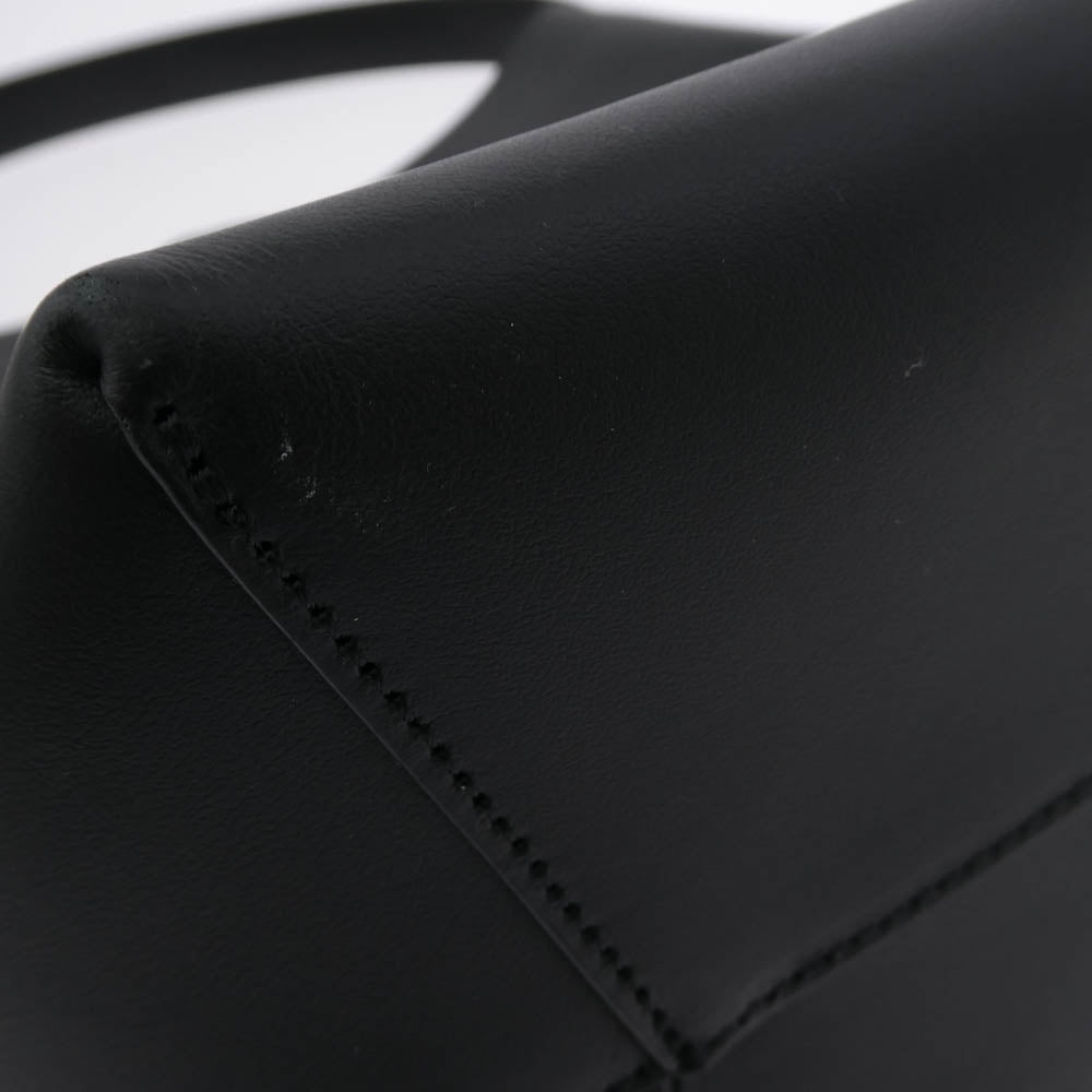 フランツロアー mami soft マミソフト レザー ハンドバッグ ブラック系【中古】