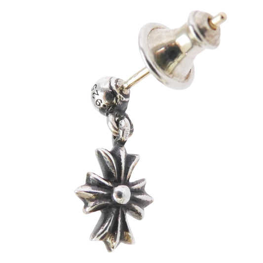 CHROME HEARTS クロムハーツ（原本無） TNY E CH PLS タイニーE CHプラス ドロップピアス シルバー系【中古】