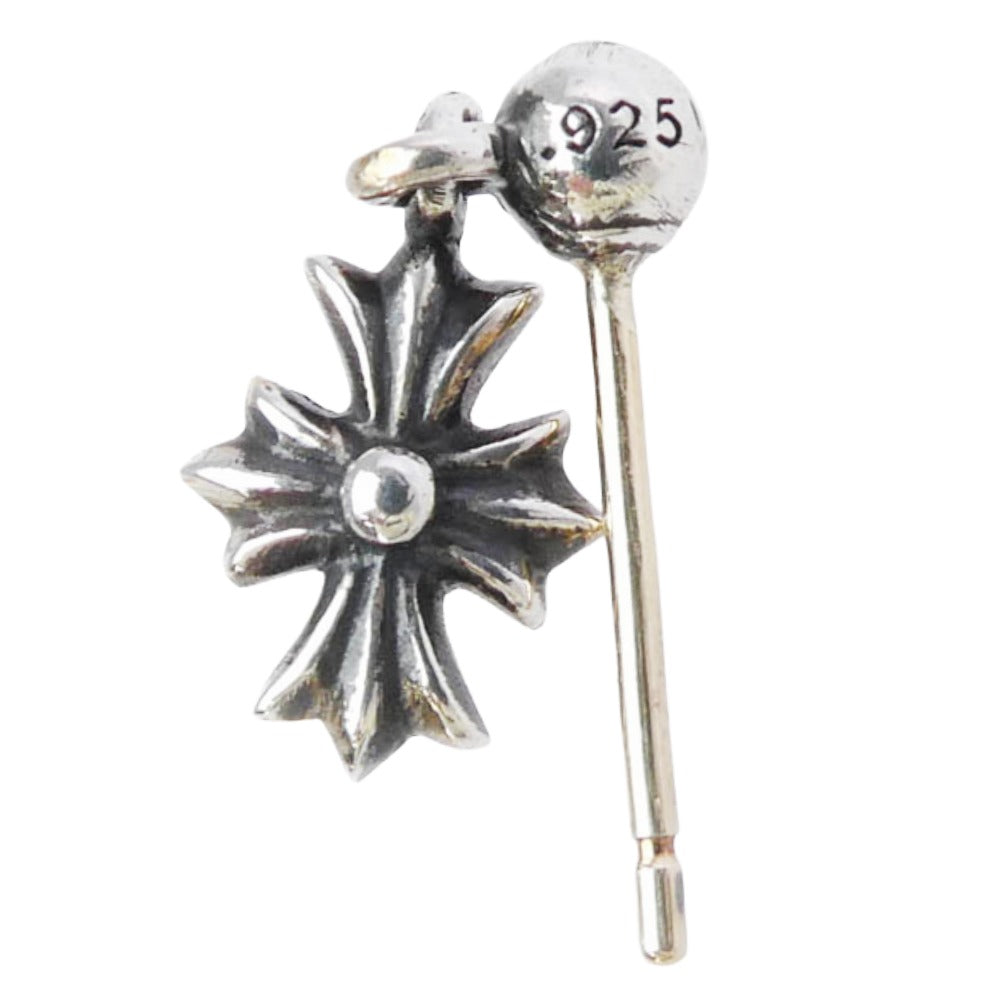 CHROME HEARTS クロムハーツ（原本無） TNY E CH PLS タイニーE CHプラス ドロップピアス シルバー系【中古】