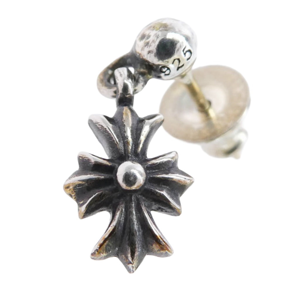 CHROME HEARTS クロムハーツ（原本無） TNY E CH PLS タイニーE CHプラス ドロップピアス シルバー系【中古】