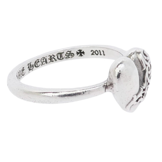 CHROME HEARTS クロムハーツ（原本無） BUBBLGM HEART バブルガムハート リング シルバー系 4号【中古】