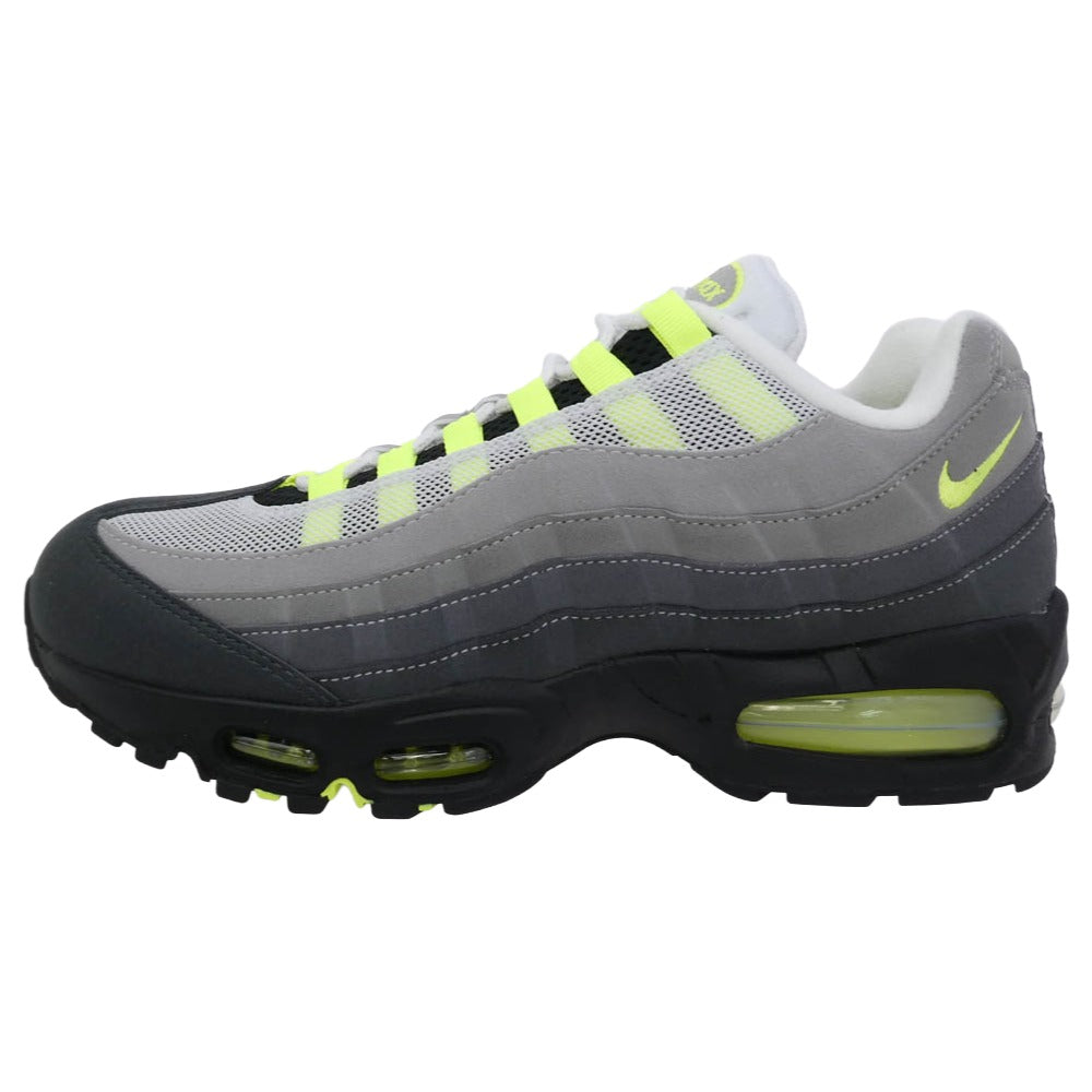 NIKE ナイキ HM4740-001 Air Max 95 OG Big Bubble Neon Yellow 2025 2026 エアマックス ビッグバブル ネオンイエロー イエローグラデ スニーカー グレー系 マルチカラー系 27.5cm【極上美品】【中古】