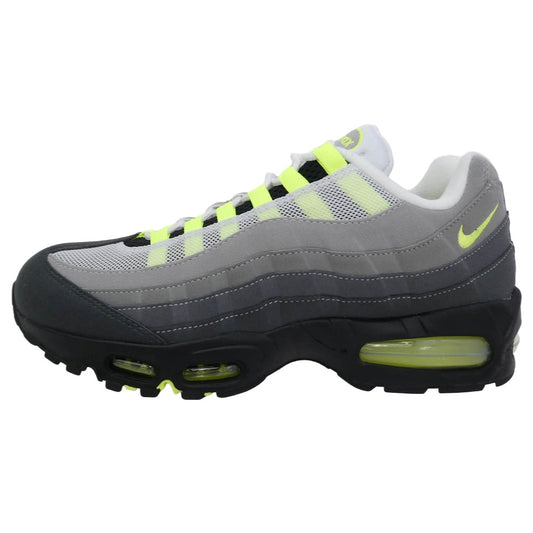 NIKE ナイキ HM4740-001 Air Max 95 OG Big Bubble Neon Yellow 2025 2026 エアマックス ビッグバブル ネオンイエロー イエローグラデ スニーカー グレー系 マルチカラー系 27.5cm【極上美品】【中古】