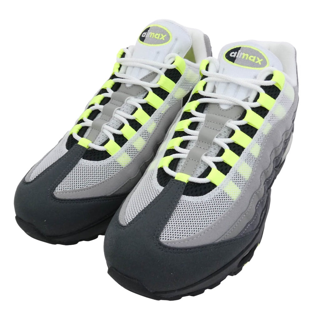 NIKE ナイキ HM4740-001 Air Max 95 OG Big Bubble Neon Yellow 2025 2026 エアマックス ビッグバブル ネオンイエロー イエローグラデ スニーカー グレー系 マルチカラー系 27.5cm【極上美品】【中古】