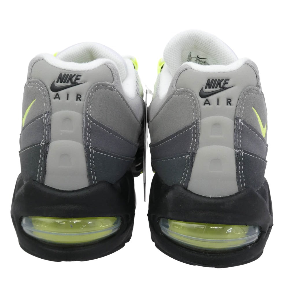 NIKE ナイキ HM4740-001 Air Max 95 OG Big Bubble Neon Yellow 2025 2026 エアマックス ビッグバブル ネオンイエロー イエローグラデ スニーカー グレー系 マルチカラー系 27.5cm【極上美品】【中古】