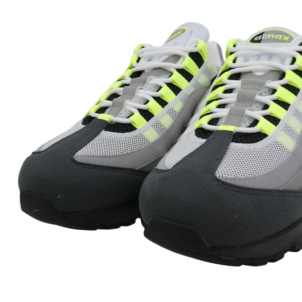 NIKE ナイキ HM4740-001 Air Max 95 OG Big Bubble Neon Yellow 2025 2026 エアマックス ビッグバブル ネオンイエロー イエローグラデ スニーカー グレー系 マルチカラー系 27.5cm【極上美品】【中古】