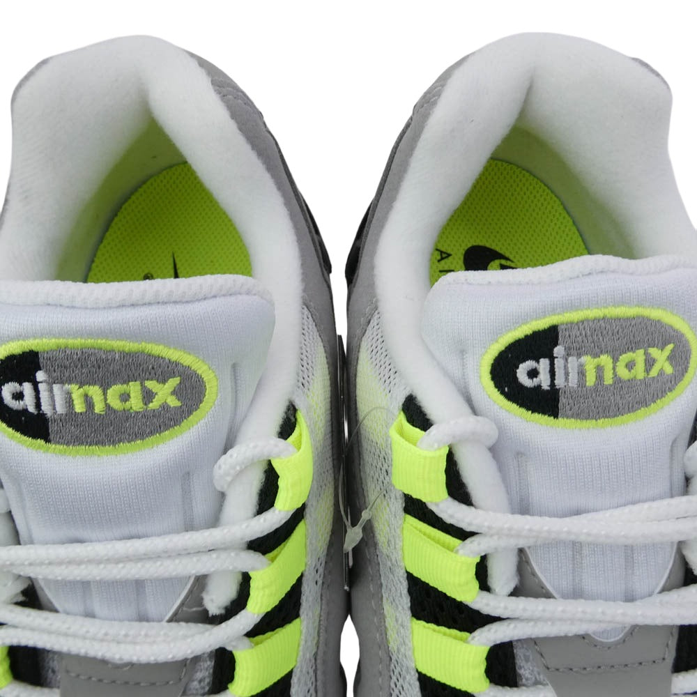 NIKE ナイキ HM4740-001 Air Max 95 OG Big Bubble Neon Yellow 2025 2026 エアマックス ビッグバブル ネオンイエロー イエローグラデ スニーカー グレー系 マルチカラー系 27.5cm【極上美品】【中古】