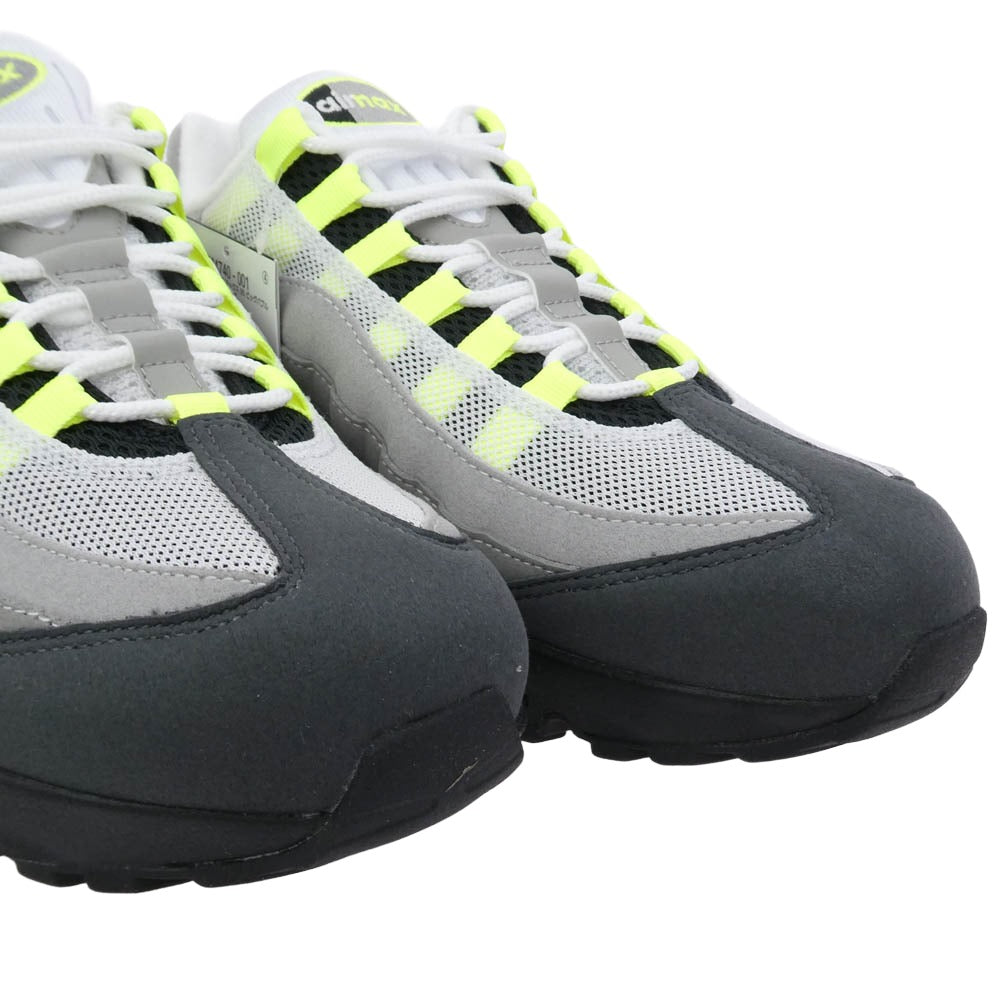 NIKE ナイキ HM4740-001 Air Max 95 OG Big Bubble Neon Yellow 2025 2026 エアマックス ビッグバブル ネオンイエロー イエローグラデ スニーカー グレー系 マルチカラー系 27.5cm【極上美品】【中古】