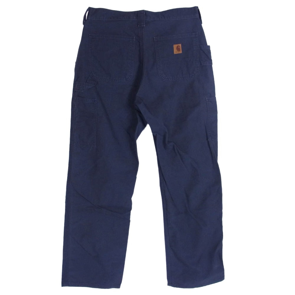 Carhartt カーハート カーペンター ワークパンツ ネイビー系 30X30【中古】