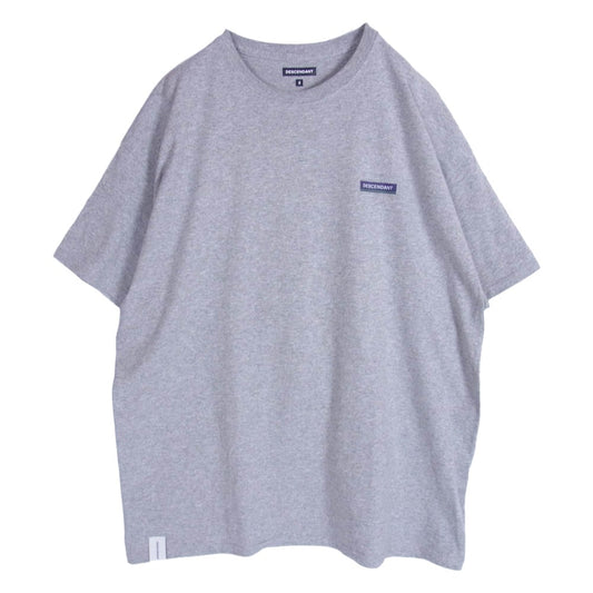 DESCENDANT ディセンダント 21SS HORIZON SS TEE バックプリント 半袖 Tシャツ グレー系 3【中古】