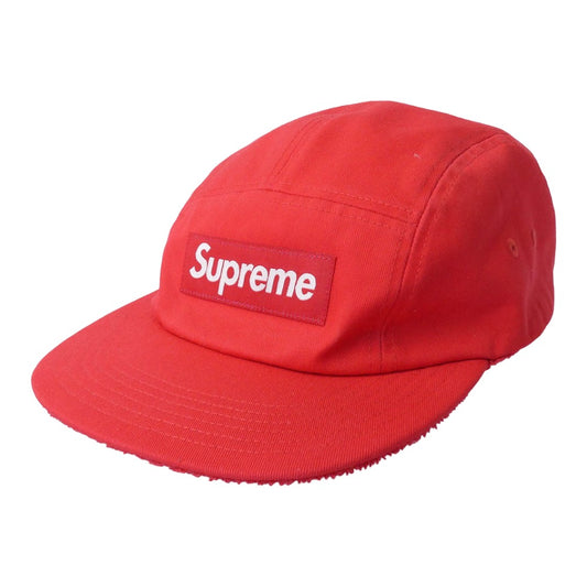 Supreme シュプリーム 25SS Reversible Terry Camp Cap リバーシブル テリー キャンプ キャップ 帽子 レッド系 58【美品】【中古】