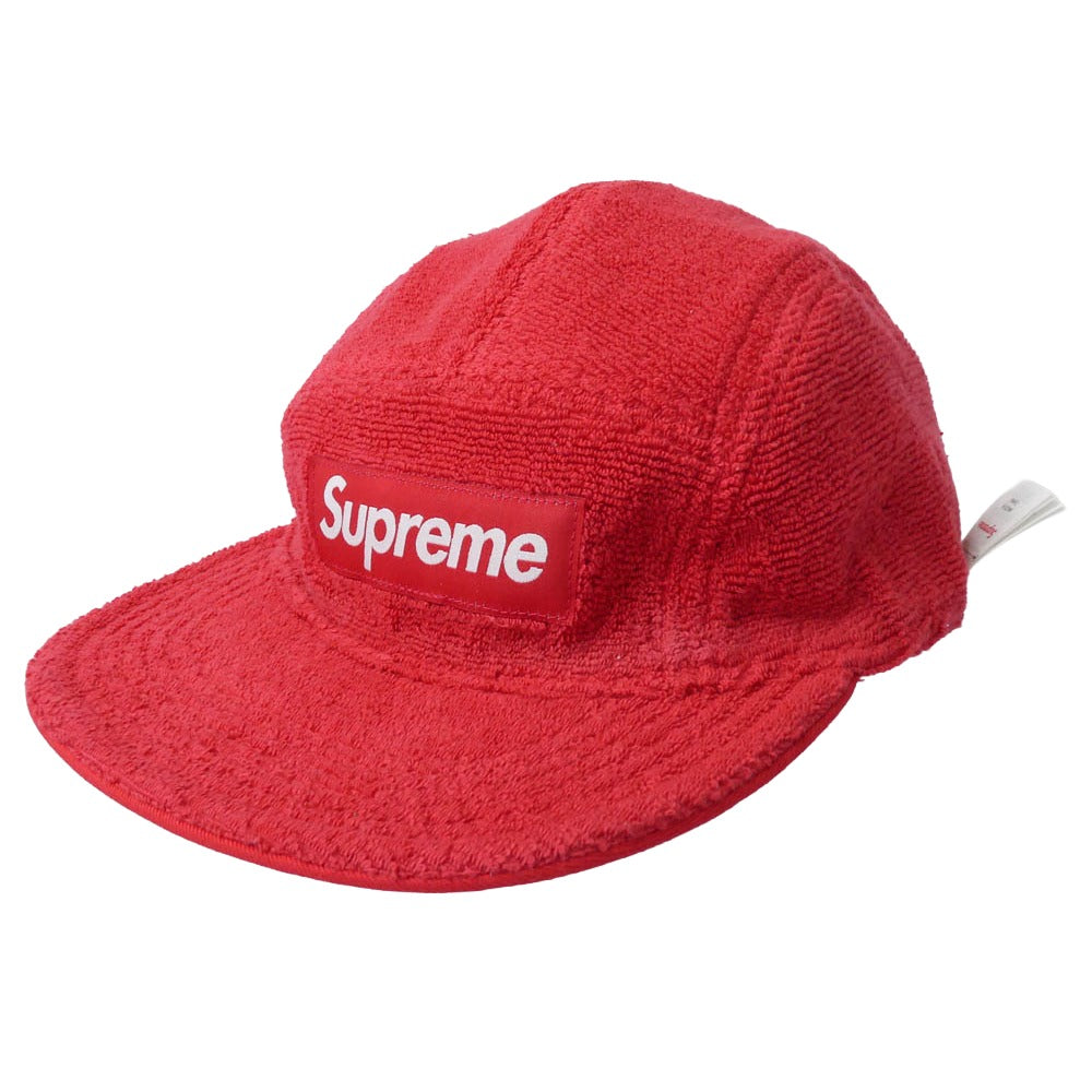 Supreme シュプリーム 25SS Reversible Terry Camp Cap リバーシブル テリー キャンプ キャップ 帽子 レッド系 58【美品】【中古】