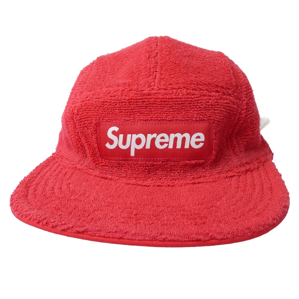 Supreme シュプリーム 25SS Reversible Terry Camp Cap リバーシブル テリー キャンプ キャップ 帽子 レッド系 58【美品】【中古】