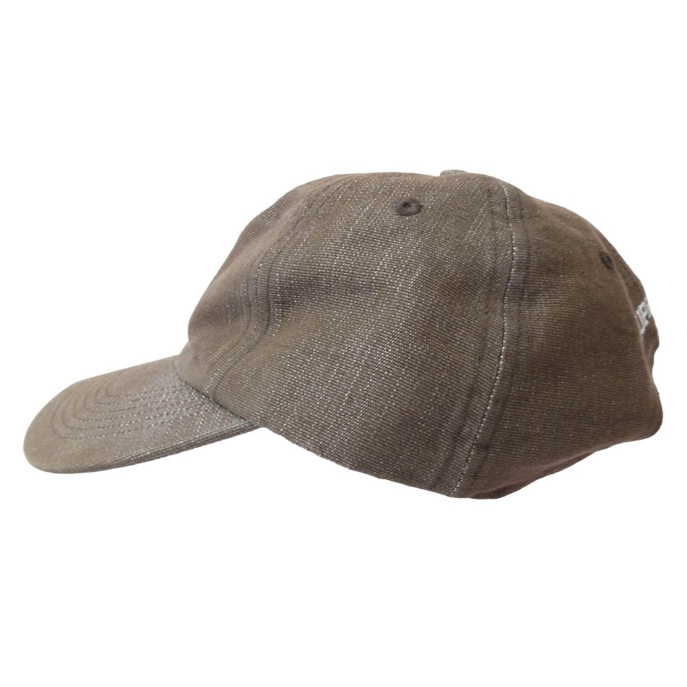 Supreme シュプリーム 25SS Cordura Denim S Logo 6-Panel コーデュラ デニム S ロゴ 6パネル キャップ 帽子 ブラウン系 58【中古】
