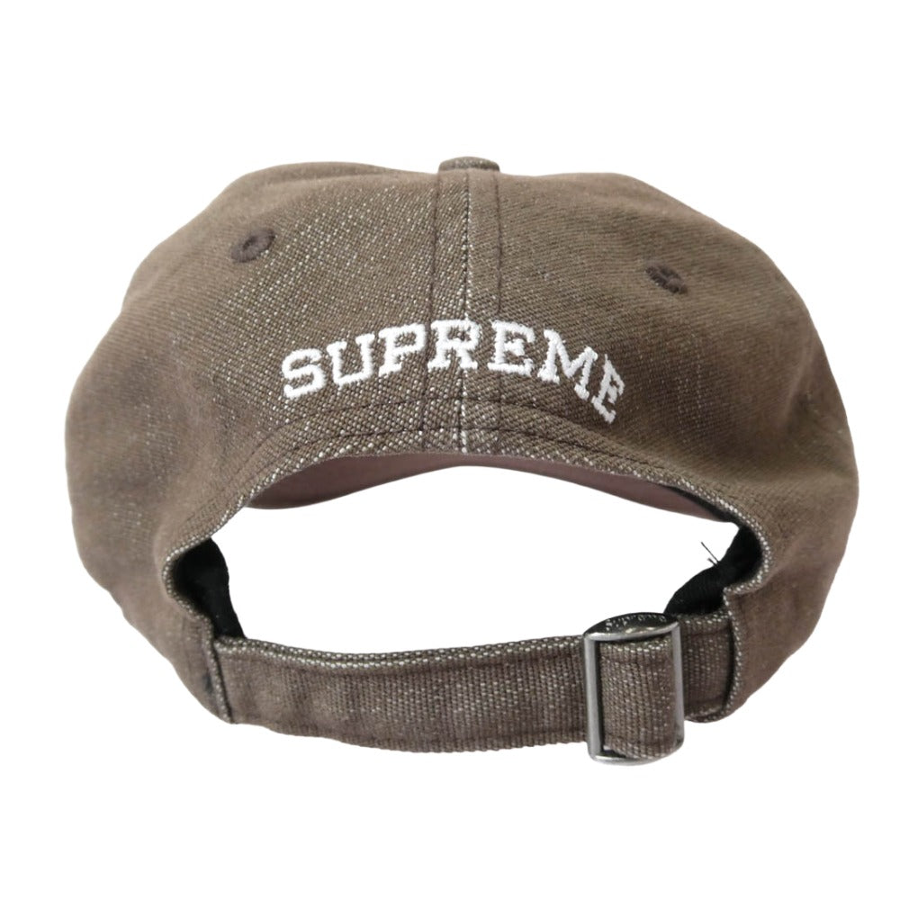 Supreme シュプリーム 25SS Cordura Denim S Logo 6-Panel コーデュラ デニム S ロゴ 6パネル キャップ 帽子 ブラウン系 58【中古】