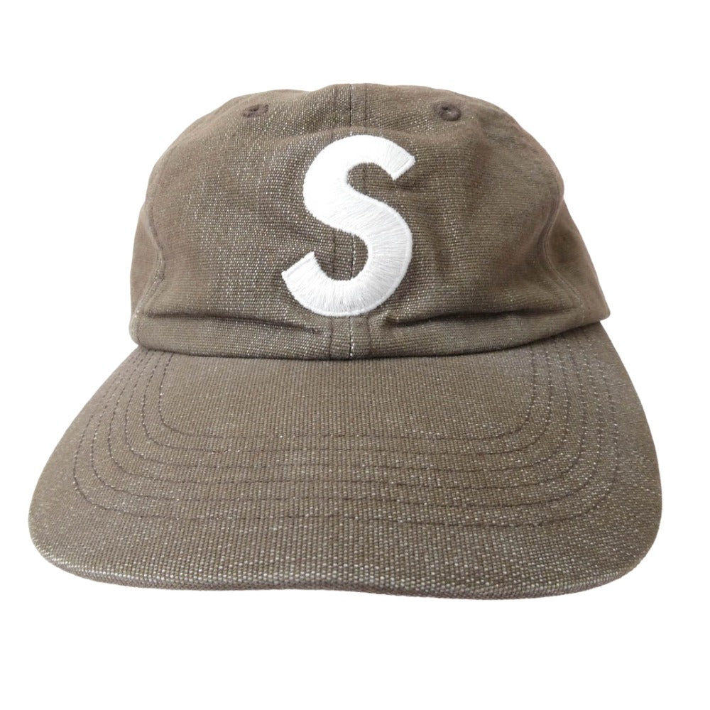 Supreme シュプリーム 25SS Cordura Denim S Logo 6-Panel コーデュラ デニム S ロゴ 6パネル キャップ 帽子 ブラウン系 58【中古】