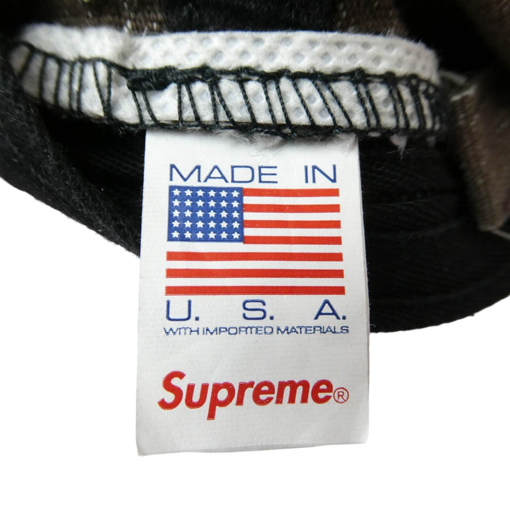 Supreme シュプリーム 25SS Cordura Denim S Logo 6-Panel コーデュラ デニム S ロゴ 6パネル キャップ 帽子 ブラウン系 58【中古】