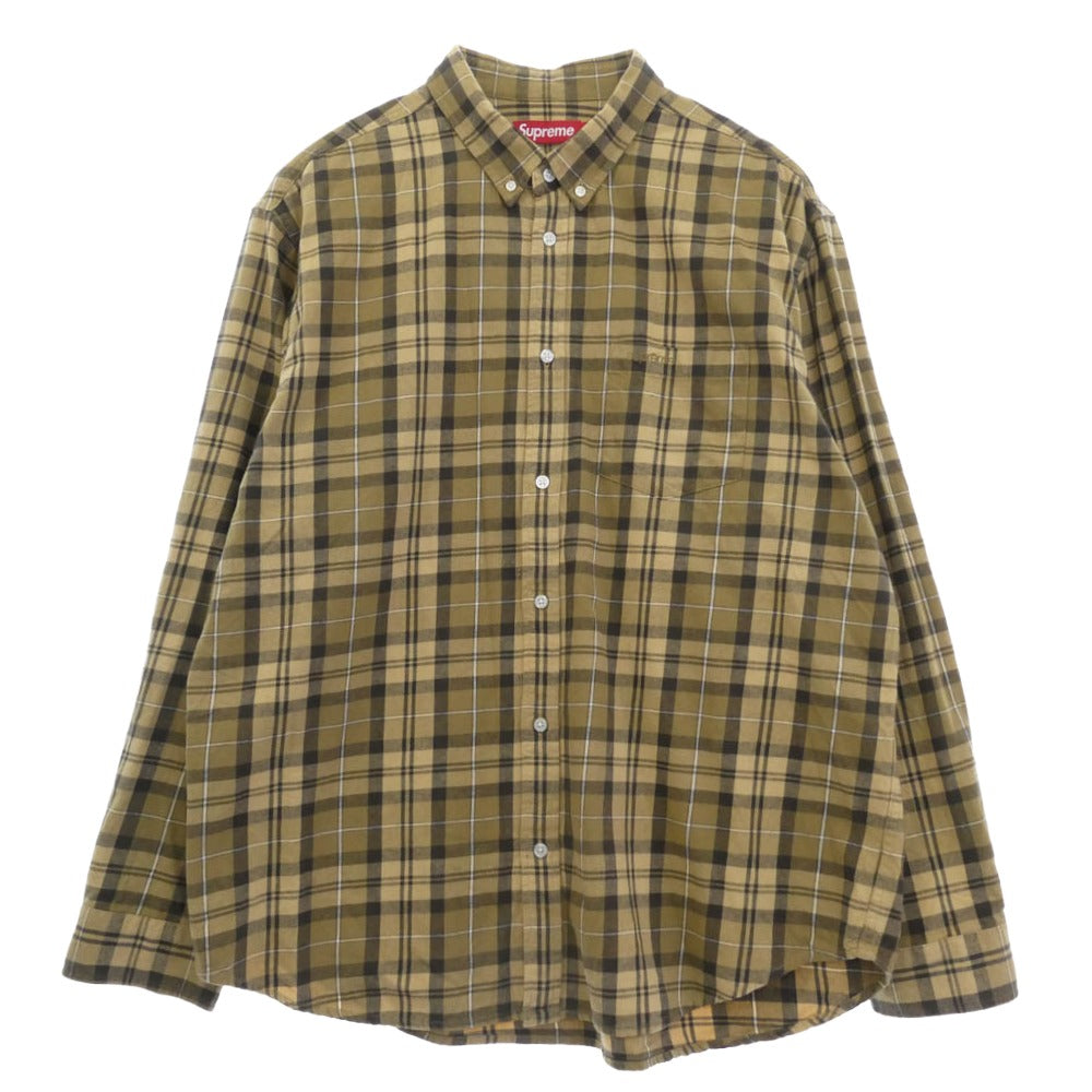 Supreme 24aw プレイドチェックフランネルシャツ Supreme シュプリーム 24AW Plaid Flannel Shirt プレイド 長袖
