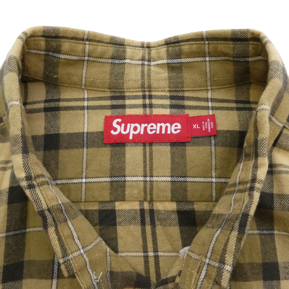 Supreme シュプリーム 24AW Plaid Flannel Shirt プレイド 長袖