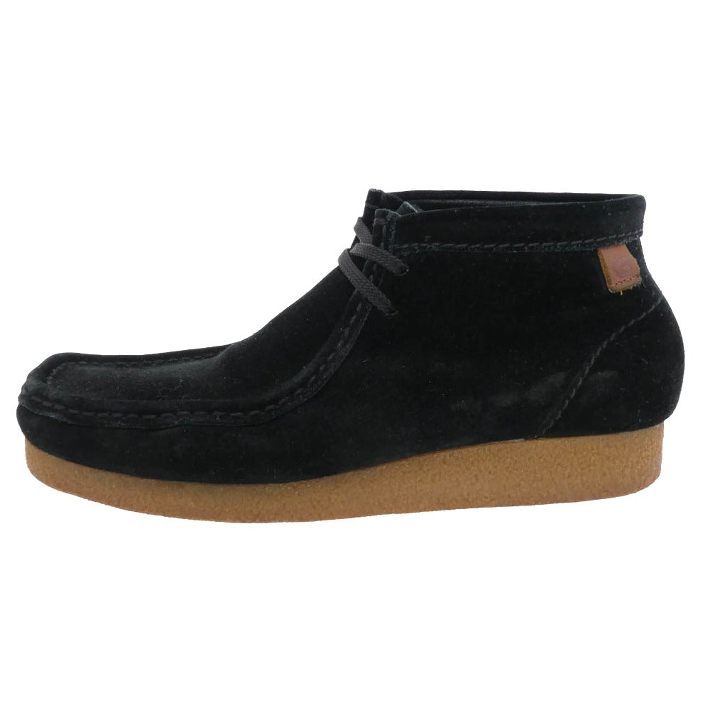 Clarks クラークス Wallabee ワラビー スエード シューズ ブラック系 US8.5【中古】