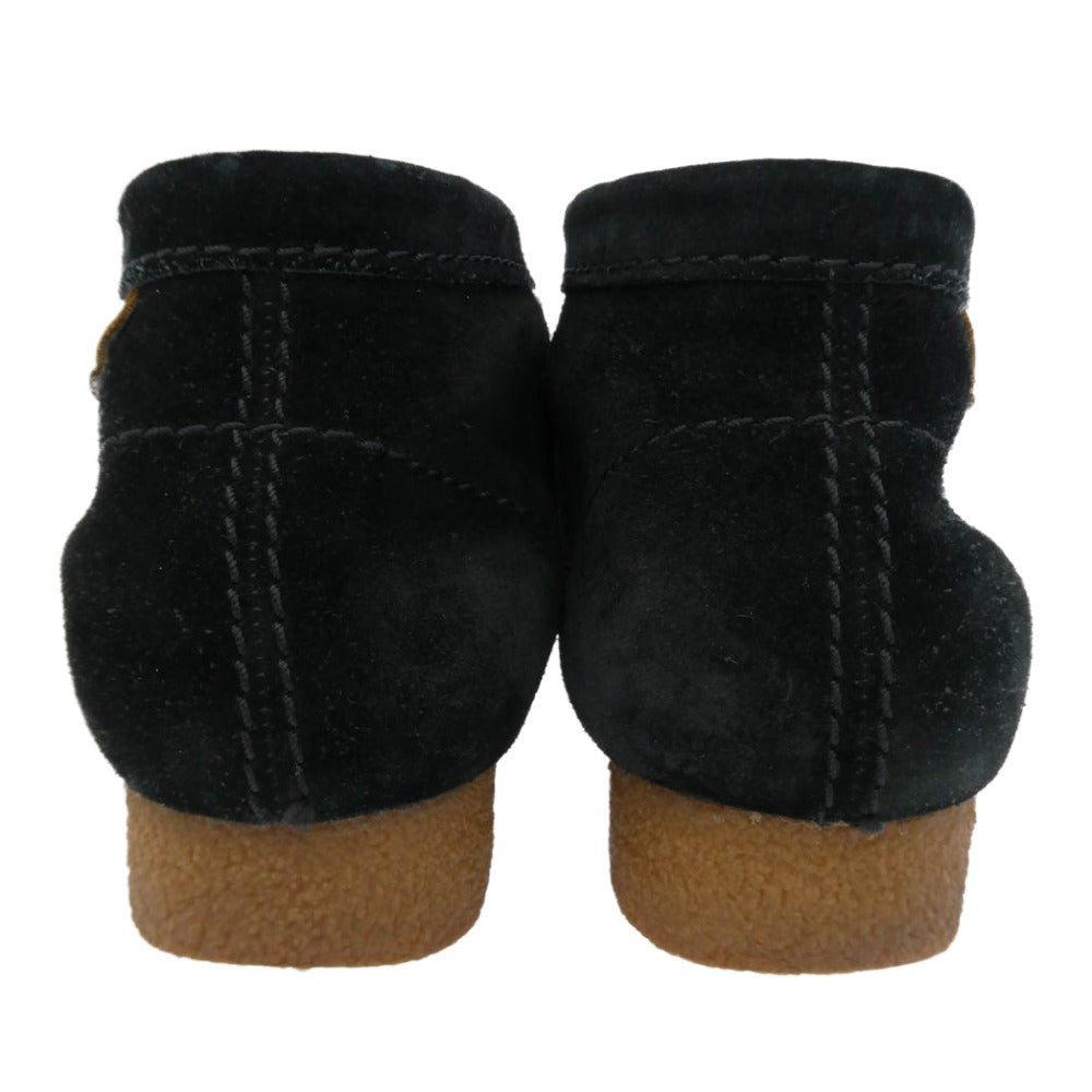 Clarks クラークス Wallabee ワラビー スエード シューズ ブラック系 US8.5【中古】