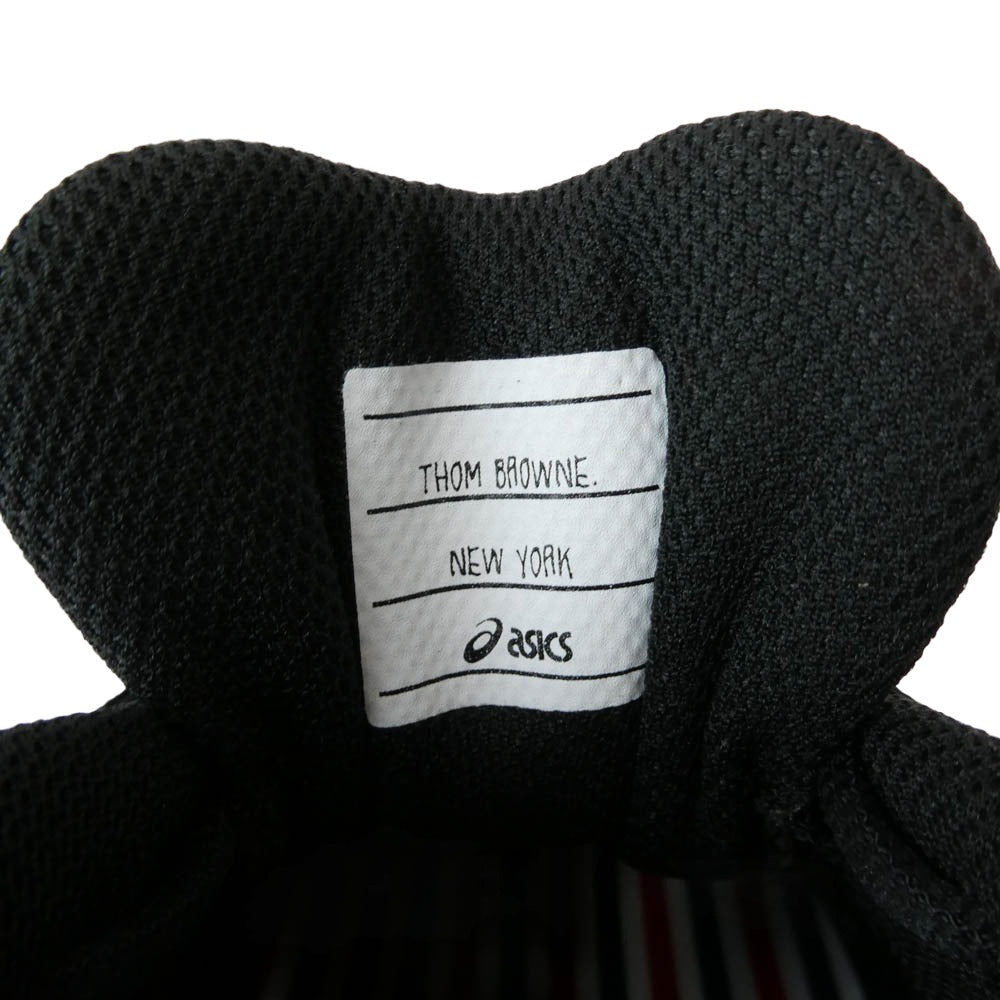 THOM BROWNE トムブラウン 【フェイクバスターズ鑑定済】×asics アシックス 12038110-001 ゲルカヤノ14 サイズ7 ブラック系 25cm【新古品】【未使用】【中古】