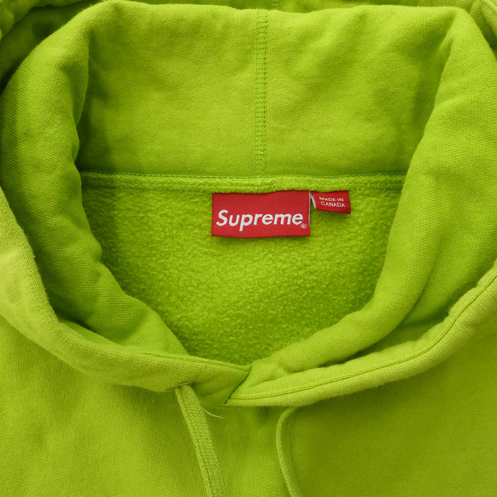 Supreme シュプリーム 17AW AKIRA アキラ Patches Hooded Sweatshirt パッチ フーデッド スウェットシャツ プルオーバー パーカー フーディー ネオングリーン系 L【中古】