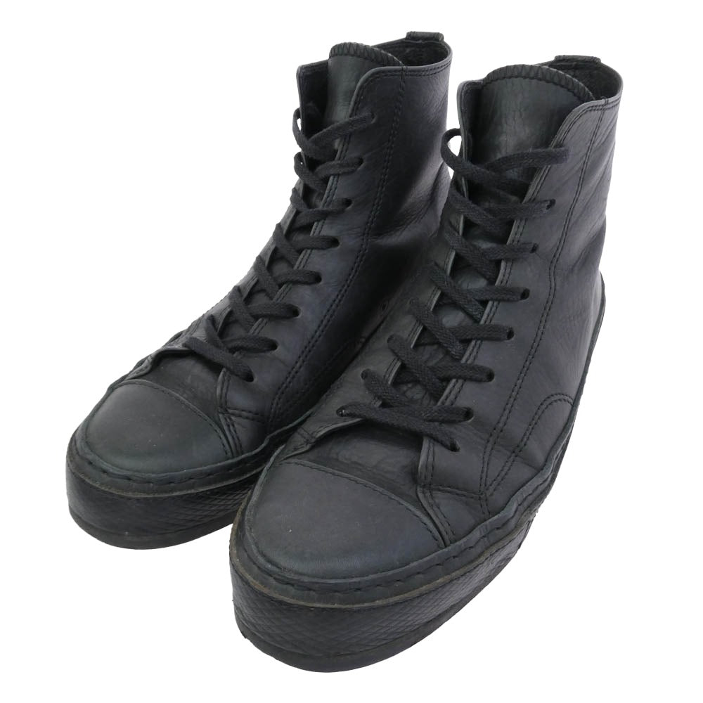 Hender Scheme エンダースキーマ mip-19 manual industrial products マニュアルインダストリアルプロダクツ レザー ハイカット スニーカー ブラック系【中古】 Hender Scheme エンダースキーマ mip-19 manual industrial
