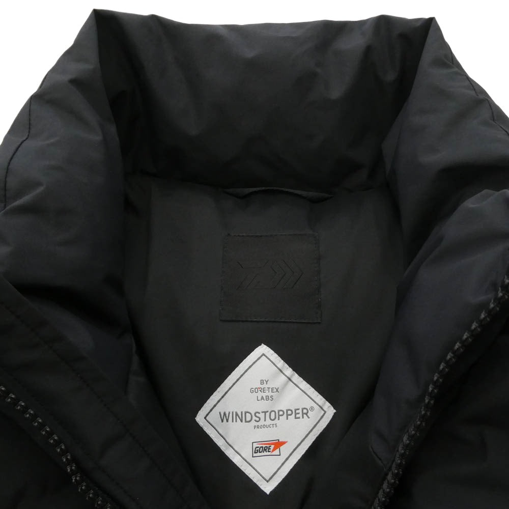 DAIWA PIER39 ダイワピア BW-18025W FIELD DOWN VEST GORE-TEX WINDSTOPPER ゴアテックス ウィンドストッパー フィールド ダウン ベスト ブラック系 XL JP:XL【中古】