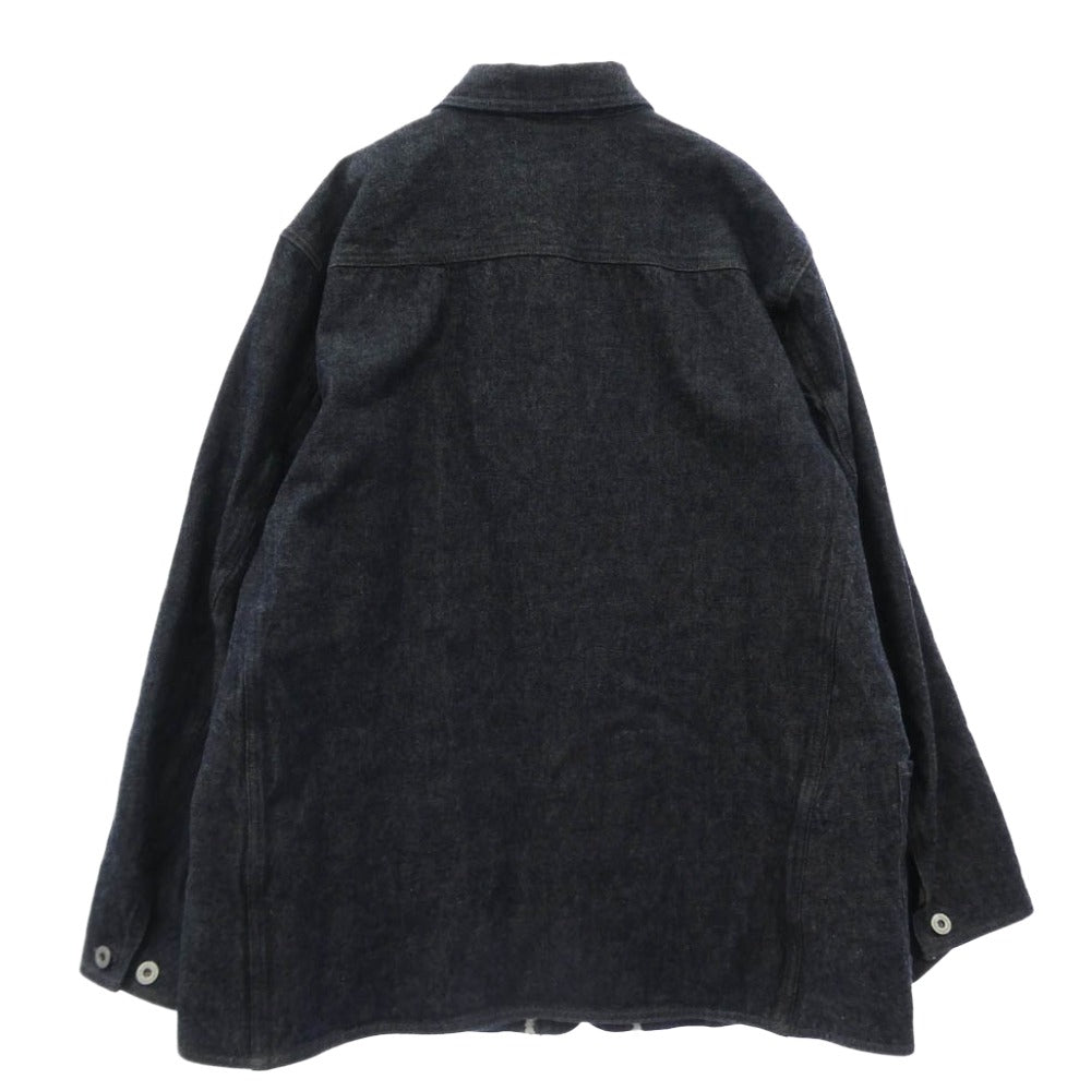 ナイスネス 26SS NN-1801B17 LEEROY RAW DENIM COVERALL リーロイ デニム カバーオール ジャケット インディゴブルー系【極上美品】【中古】