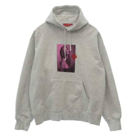 Supreme シュプリーム 24AW Kate Moss Hooded Sweatshirt ケイトモス フーディー スウェットシャツ パーカー グレー系 XL【中古】