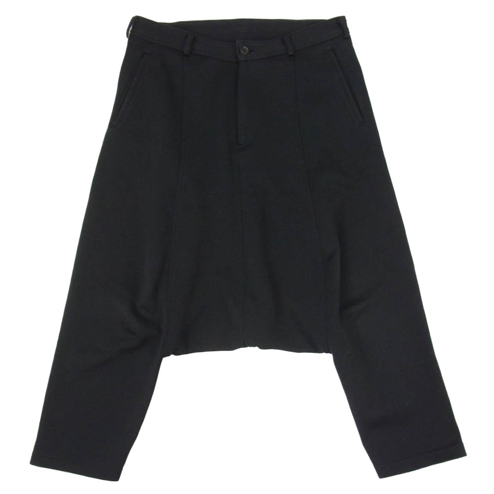 BLACK COMME des GARCONS ブラックコムデギャルソン 1D-P002 AD2009 サルエル パンツ ブラック系 M【中古】