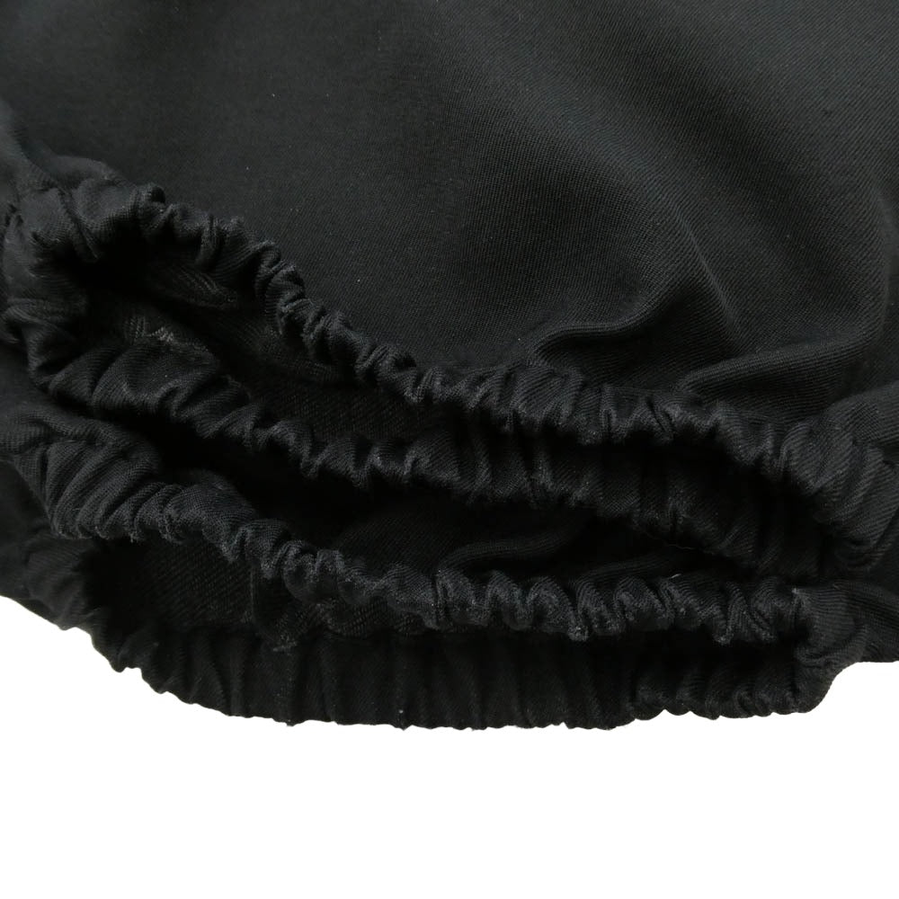 BLACK COMME des GARCONS ブラックコムデギャルソン 1G-P014 AD2010 エステル 綿 クロップド サルエル パンツ ブラック系 M【中古】