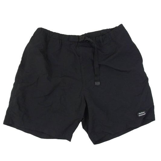 The Ennoy Professional ザ エンノイ プロフェッショナル 23SS SS23BRENPT03LP NYLON EASY SHORTS ロゴ刺繍 ナイロン イージー ショーツ ハーフパンツ ブラック系 L【中古】