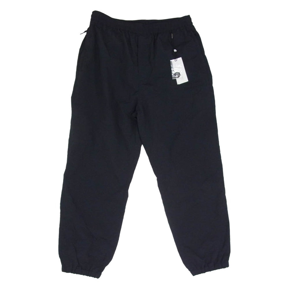 The Ennoy Professional ザ エンノイ プロフェッショナル 23SS SS23BRENPT01LV Nylon Pants シャカシャカ ロゴ刺繍 ナイロン トラックパンツ ブラック系 L【中古】