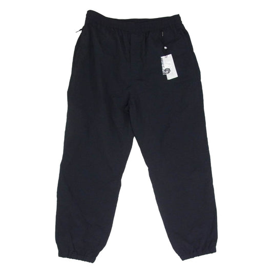 The Ennoy Professional ザ エンノイ プロフェッショナル 23SS SS23BRENPT01LV Nylon Pants シャカシャカ ロゴ刺繍 ナイロン トラックパンツ ブラック系 L【中古】