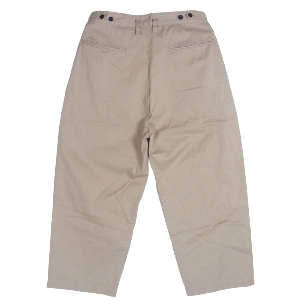 PORTER CLASSIC ポータークラシック GENE KELLY CHINOS KHAKI ジーンケリー チノパンツ トラウザーズ ベージュ系 M【中古】